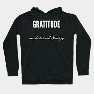 Spread Joy and Gratitude with this Inspirational T-Shirt Hoodie